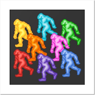 Rainbow Bigfoot Posters and Art